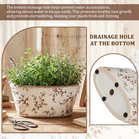 FoldTier farmhouse-style planter suited for indoor and outdoor displays
