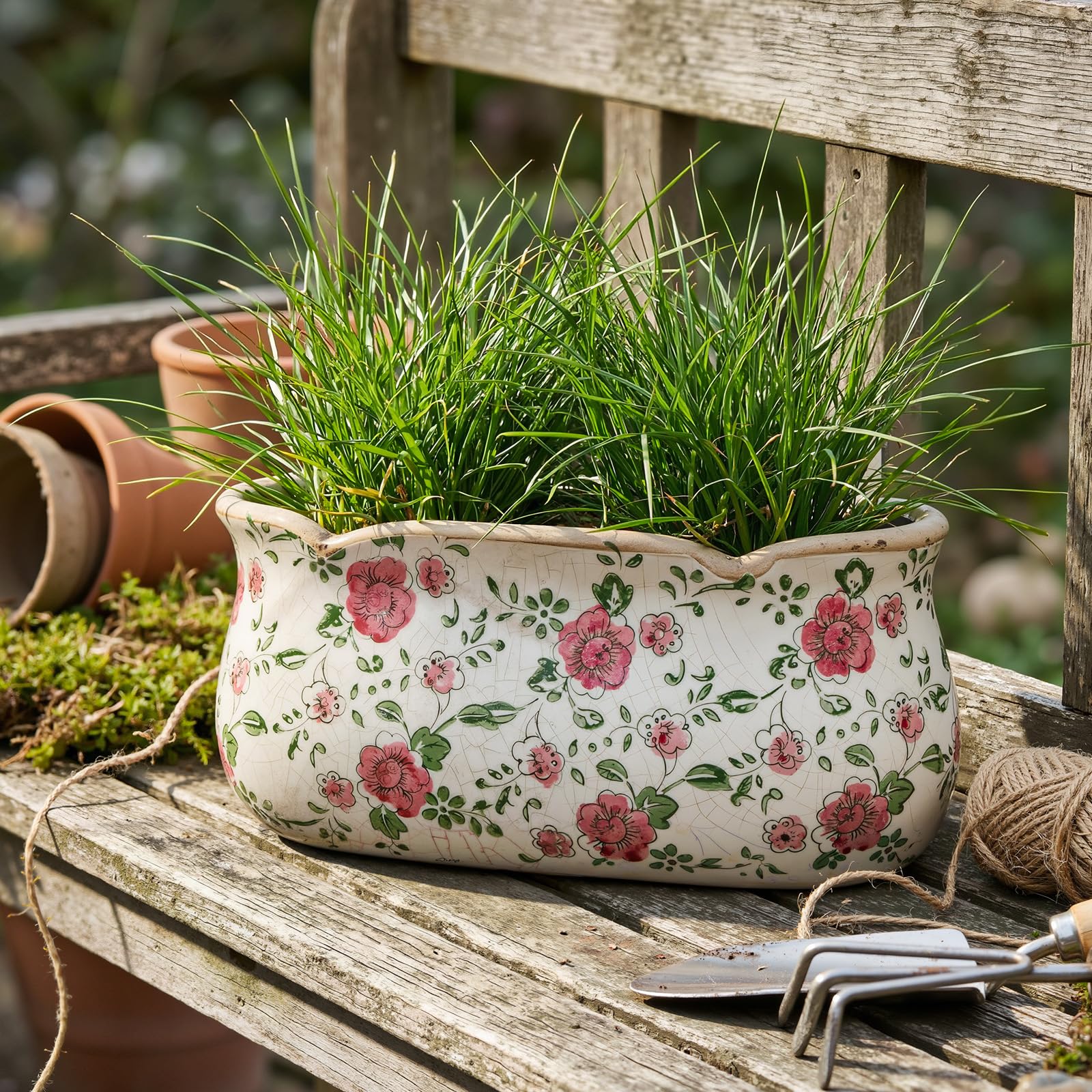 FoldTier indoor outdoor planter suitable for succulents and mini herbs on any surface.