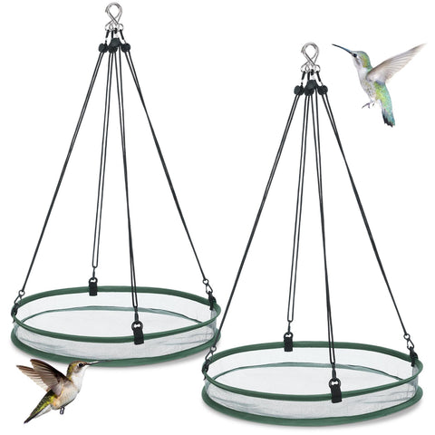 FoldTier seed catcher tray 16inch demonstrates a waste-reducing solution for multiple bird species.