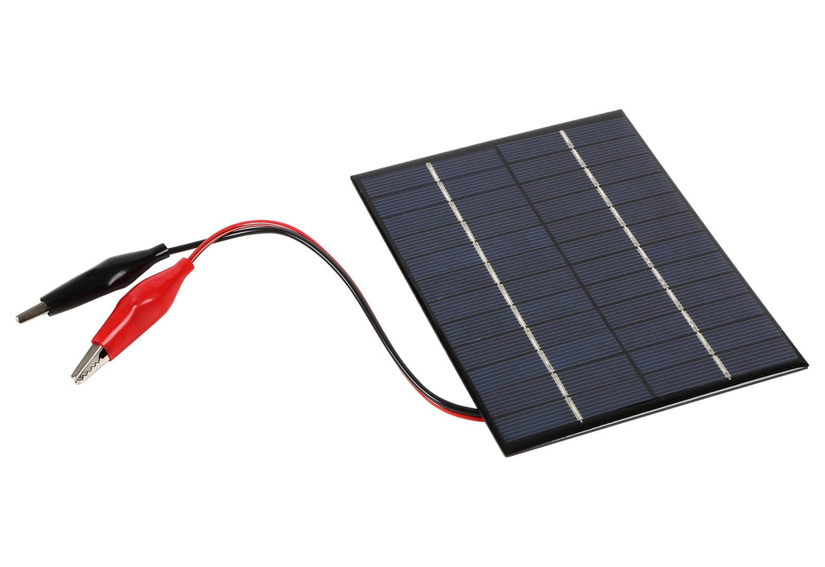 Folgtek 2W12V solar panel battery board shown for portable outdoor charging