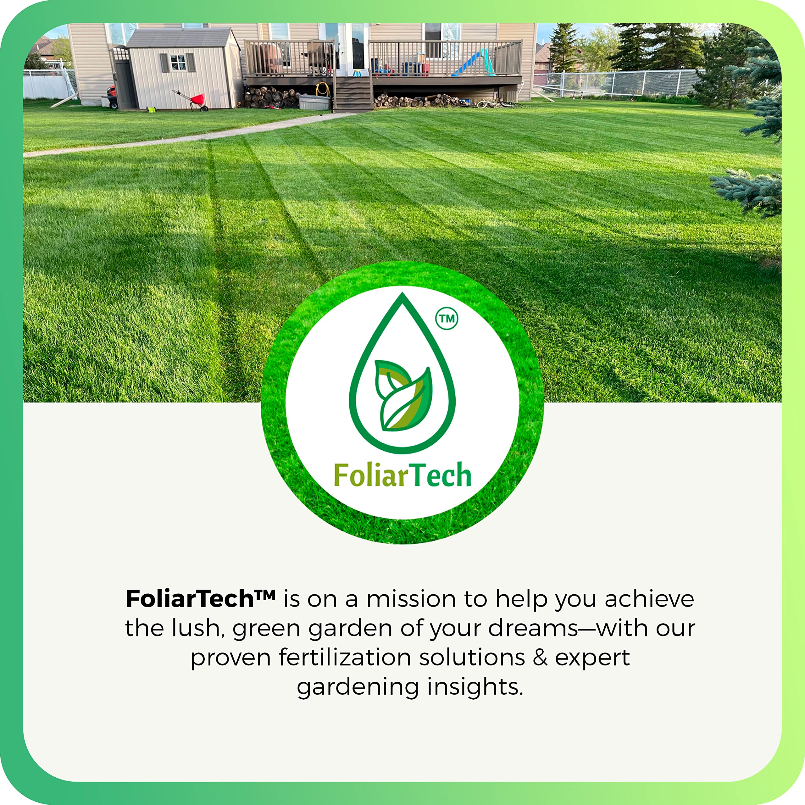 FoliarTech Humic Acid lawn fertilizer Alberta Humalite source.