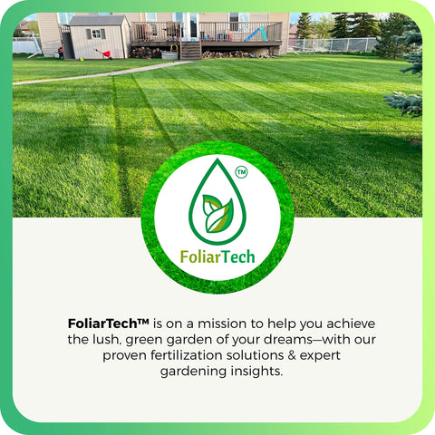 FoliarTech Humic Acid-lawn solution compatible with sprayers and hydroponics.