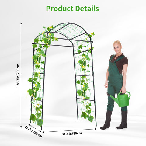 FOLLOOK trellis with stakes secured into ground for stable support