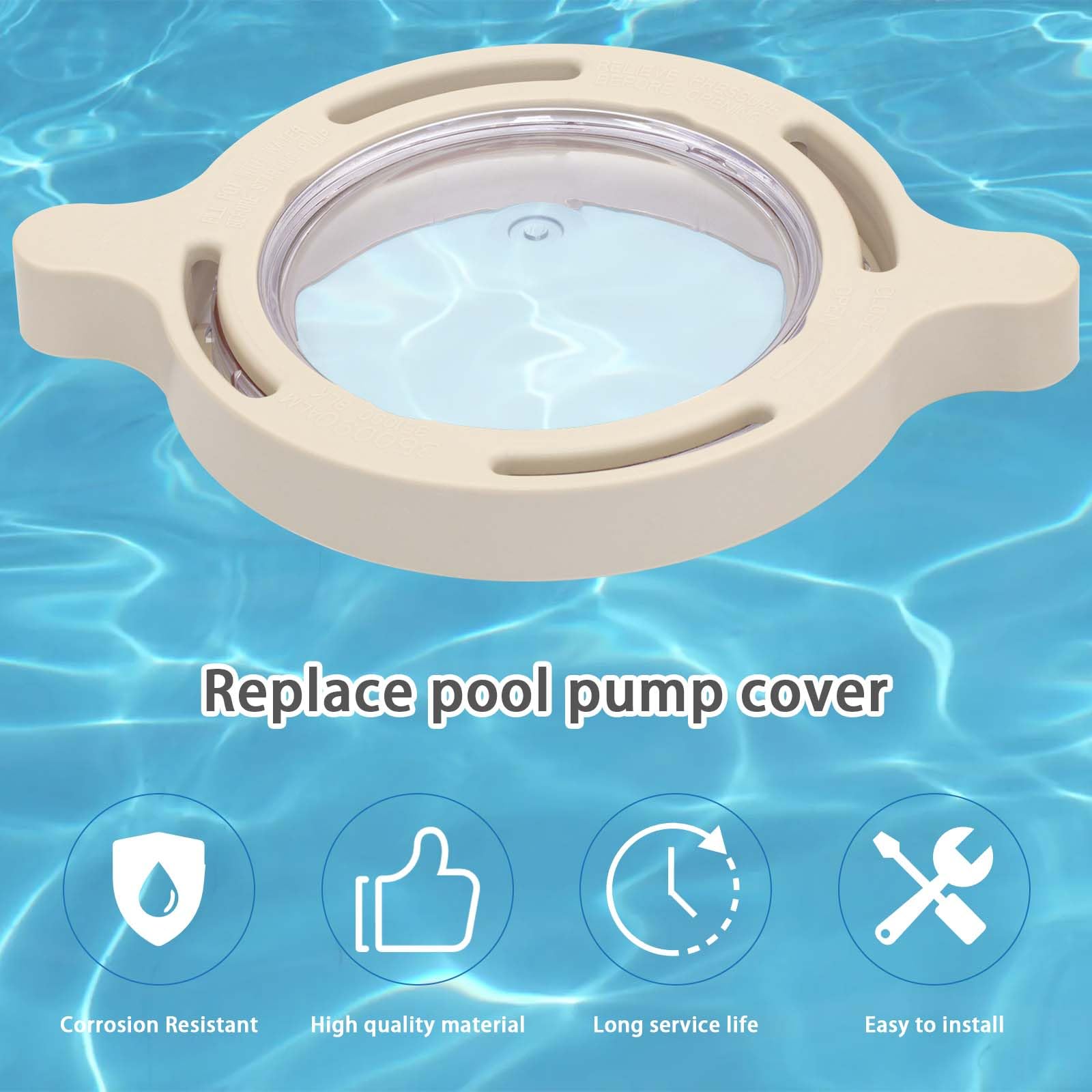 folosem pump lid measures 13 inches by 1.25 by 12 inches for precise fit.