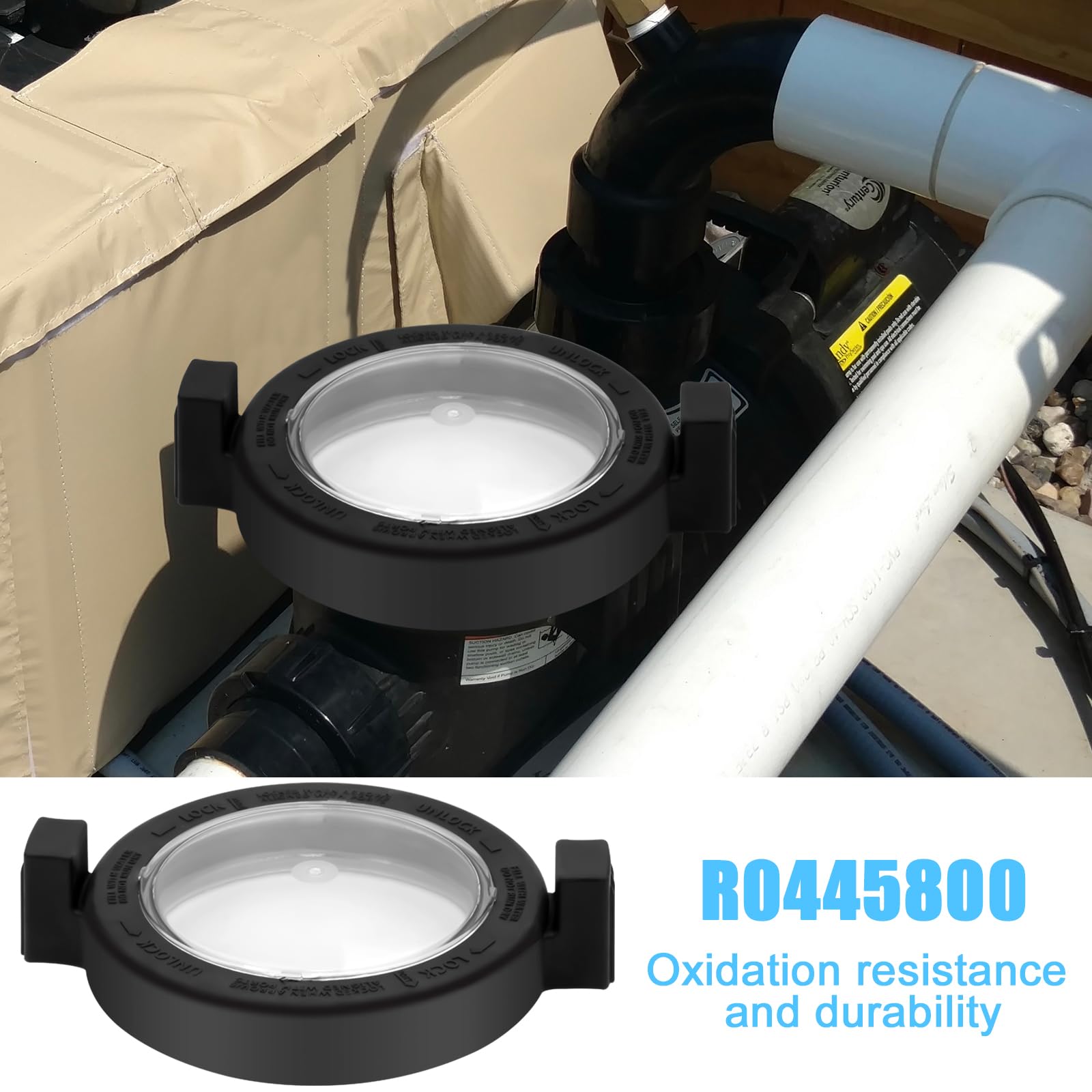 Folosem R0445800 lid seal showing Zodiac Jandy compatibility