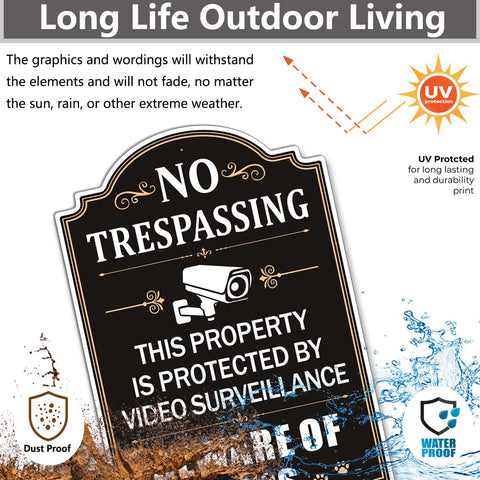 Folyming Rust-free aluminum sign resists weather and fading