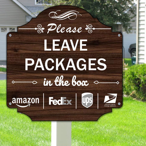 Folyming sign showing outdoor installation on a driveway with mounting capability