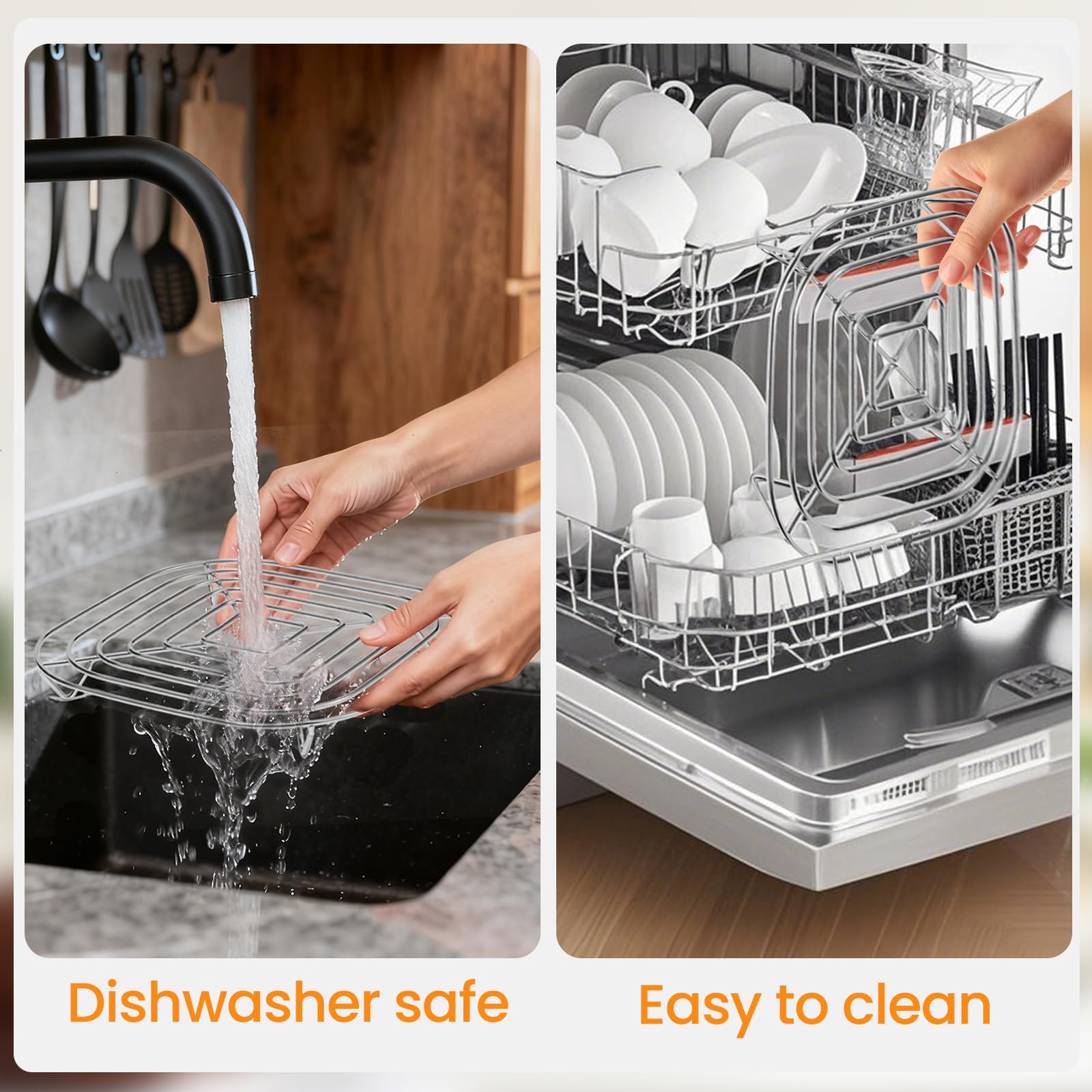 Fondpen rack's heat-resistant design endures high temperatures safely.
