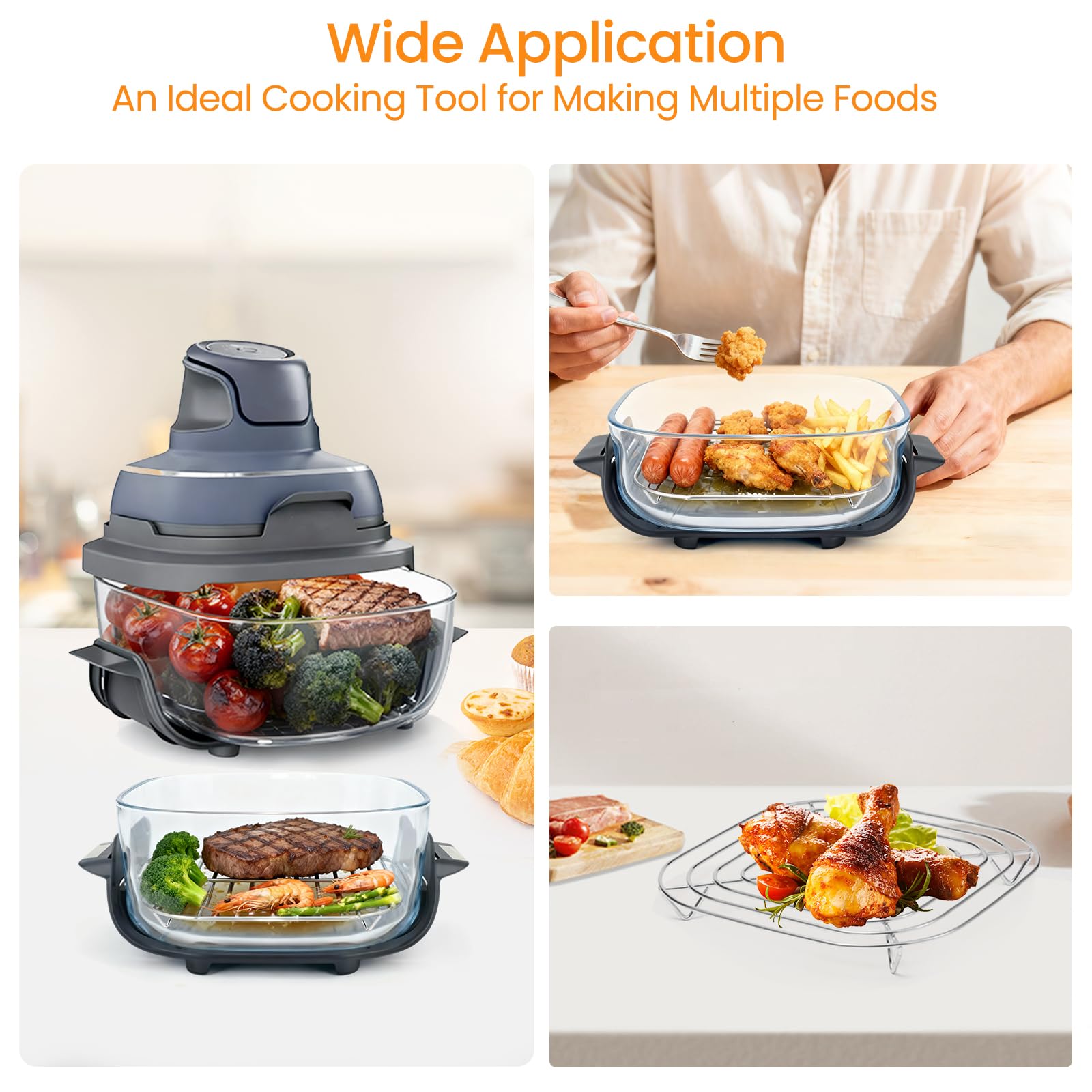 Fondpen rack adapts to a variety of foods beyond snacks.