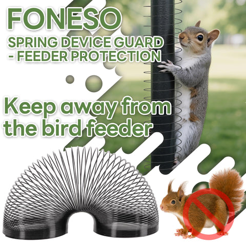 Foneso baffle guard deters rodents from feeder access