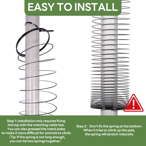 Foneso guard on garden pole in sunlight demonstrates discreet protection