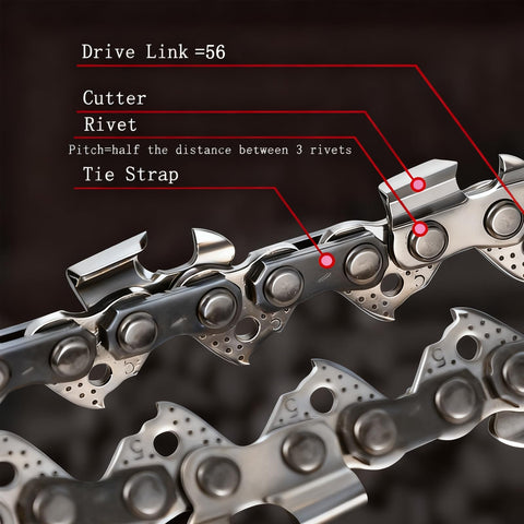 FONLOYEN chain fits EGO Power+ 16-inch bars for versatile compatibility