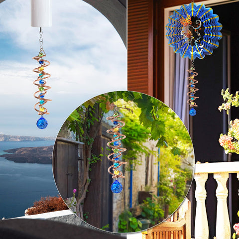 FONMY rainbow chain crystals scatter color across walls and plants