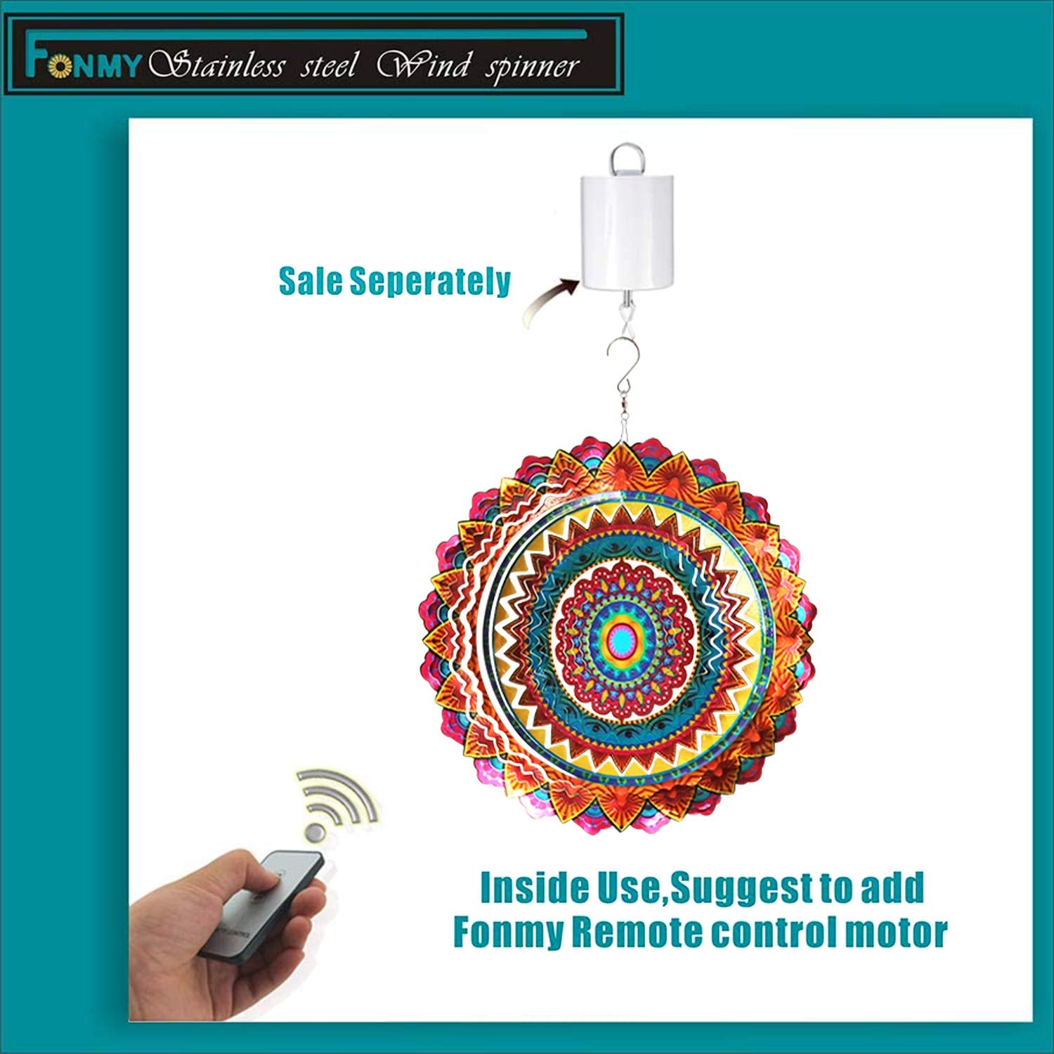 FONMY versatile decor works indoors or outdoors on lamps, trees, or walls.