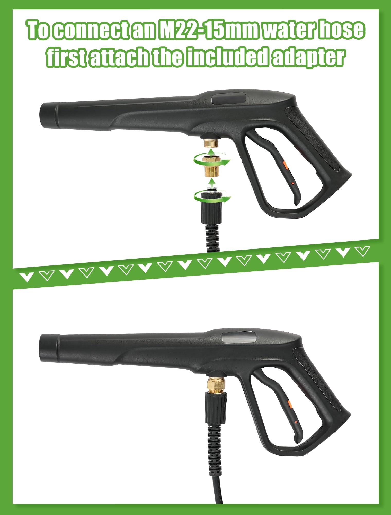 FOOCO M22-15mm fitting ensures secure connections across multiple brands
