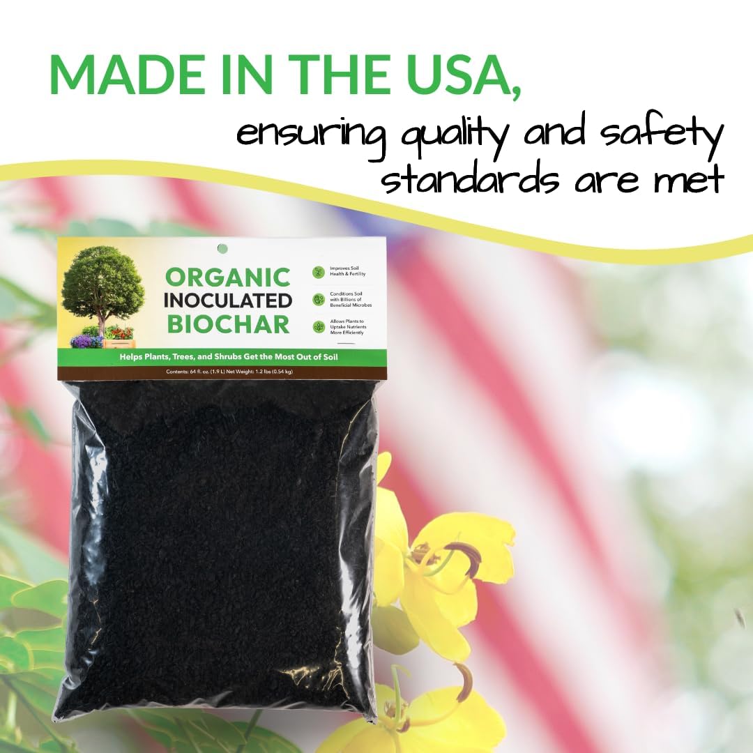 Safe, low-dust FOOP biochar makes mixing easy and convenient.
