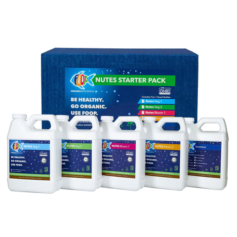 FOOP Nutes Veg & Bloom starter pack promotes root development and nutrient uptake