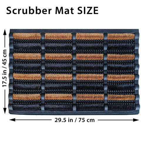 Footmatters Ninamar mat crafted from natural coir and rubber materials for sustainability