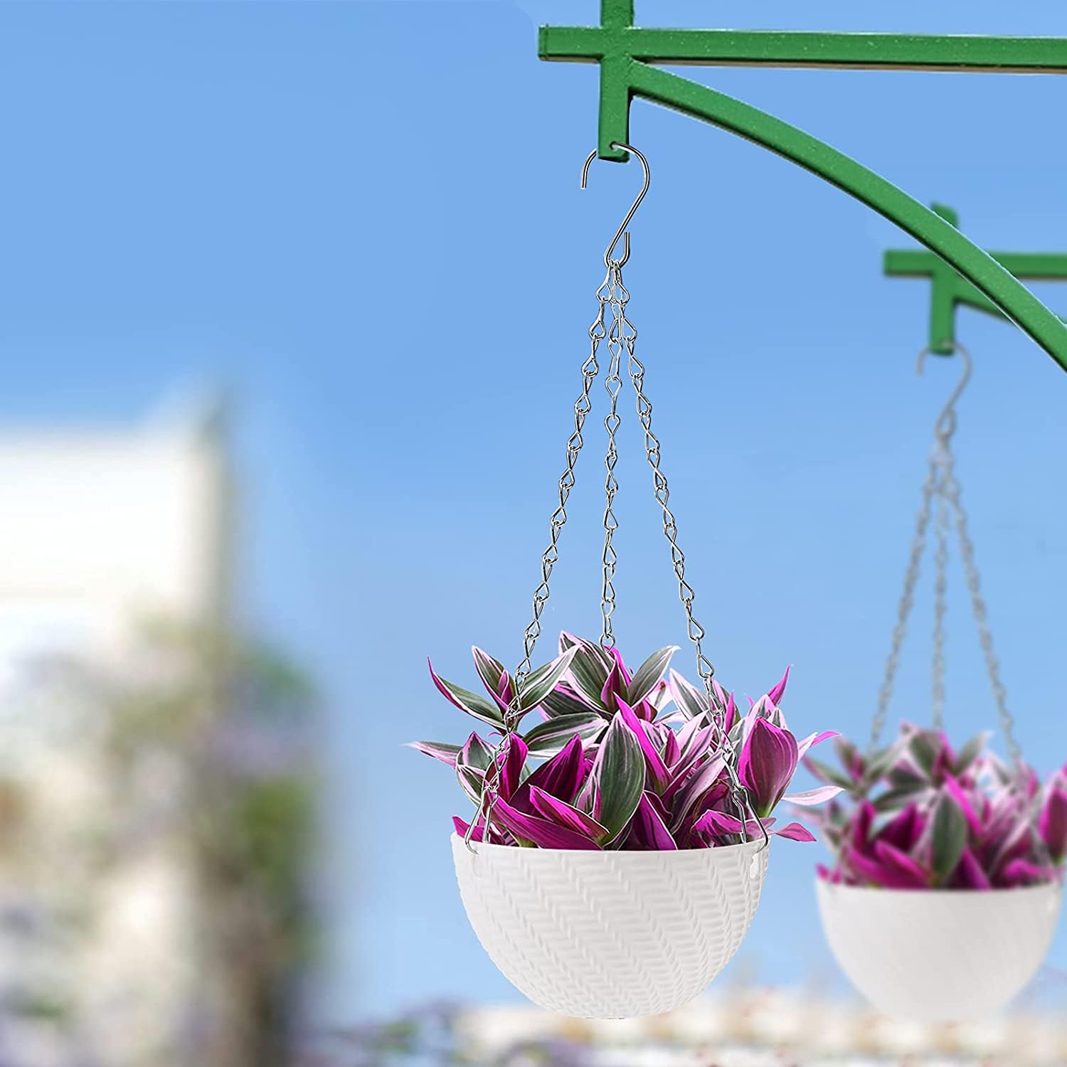 Foraineam 6-inch hanging planter ideal for indoor and outdoor use