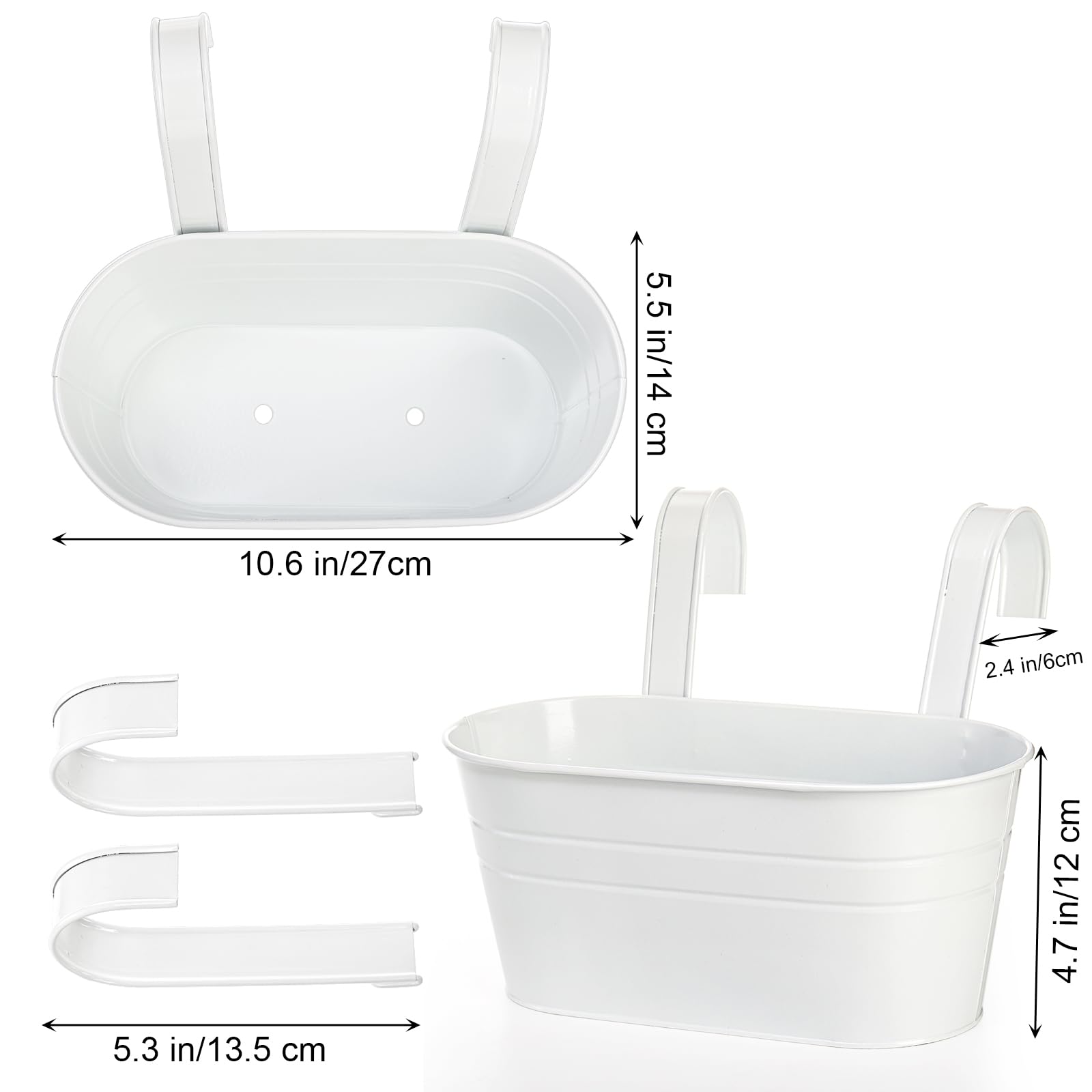 Foraineam detachable-hook design enables easy indoor or outdoor hanging.