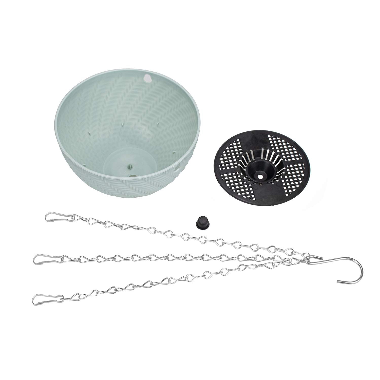 Foraineam durable plastic planter resists sun and rain for long-lasting color