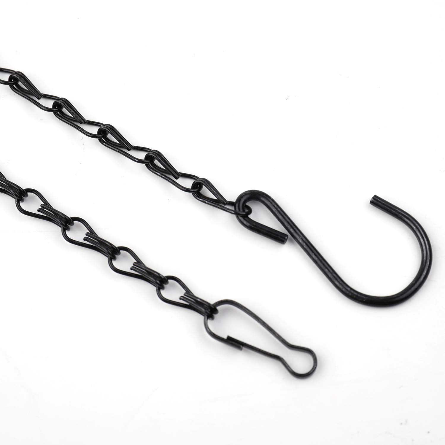 Foraineam S-hook 0.9x2.1 inches secures heavy planters safely