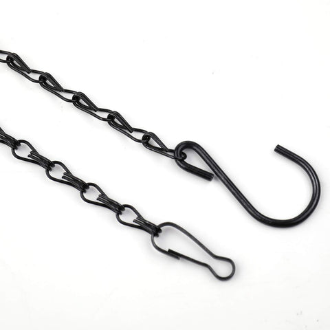 Foraineam S-hook 0.9x2.1 inches secures heavy planters safely