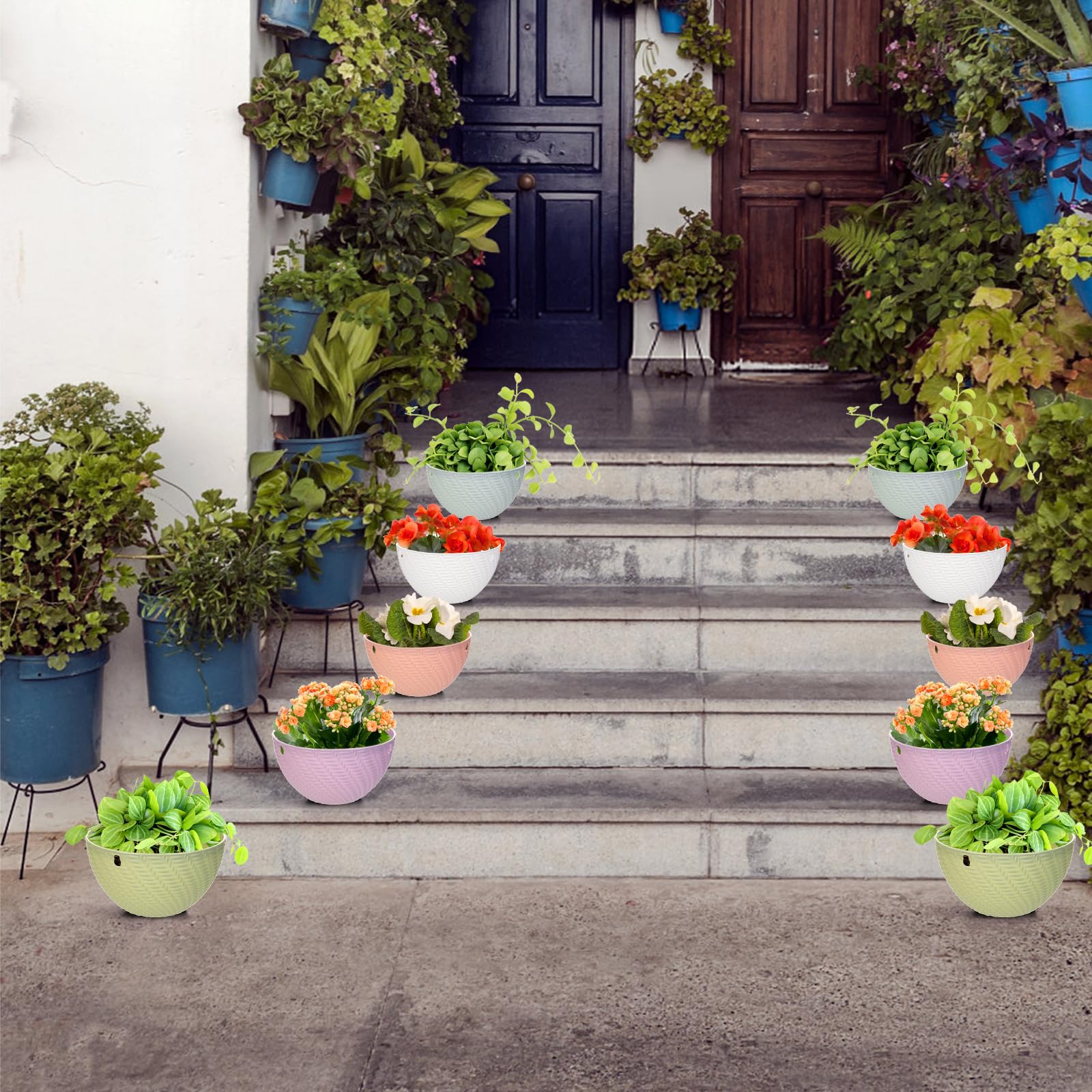 Foraineam triple-chain hanger provides sturdy support for hanging planters