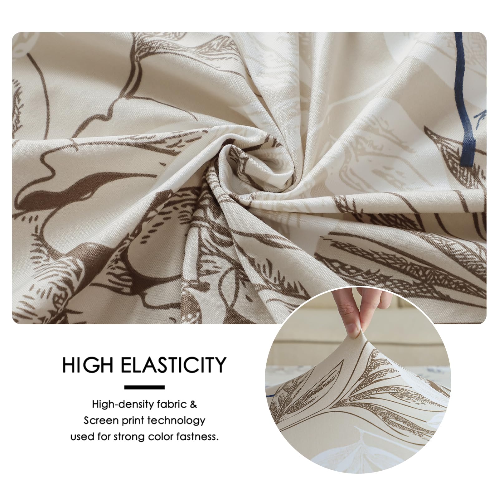 FORCHEER machine-washable cushion cover for simple cleaning.