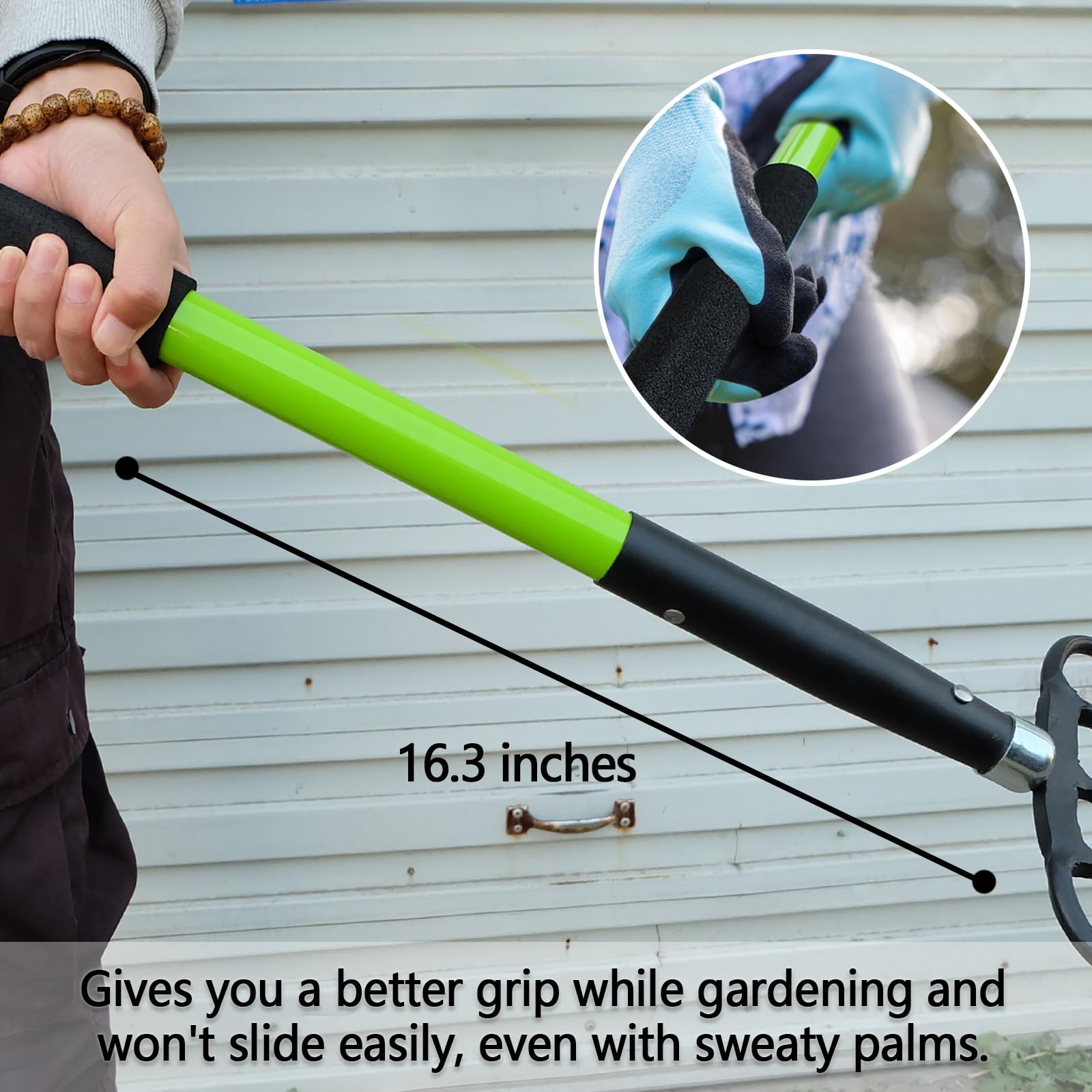FORCOLID 57-inch length ergonomic design improves reach and control