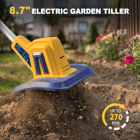 FORDWALT portable electric cultivator for versatile, on-the-go gardening tasks.