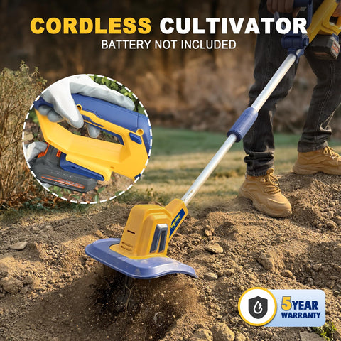FORDWALT 270 rpm tiller performance for quick soil turn and precise edging.