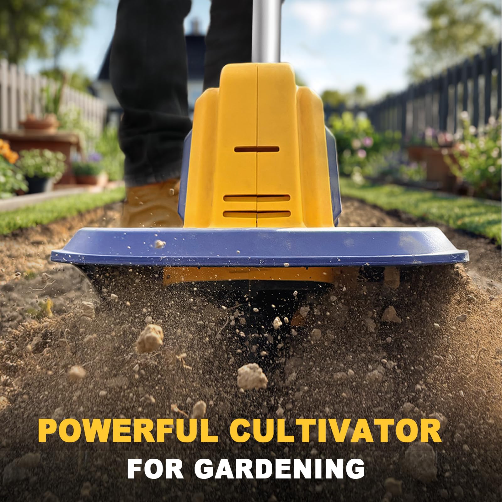 FORDWALT 6.3-inch depth reaches deeper soil layers for better aeration.