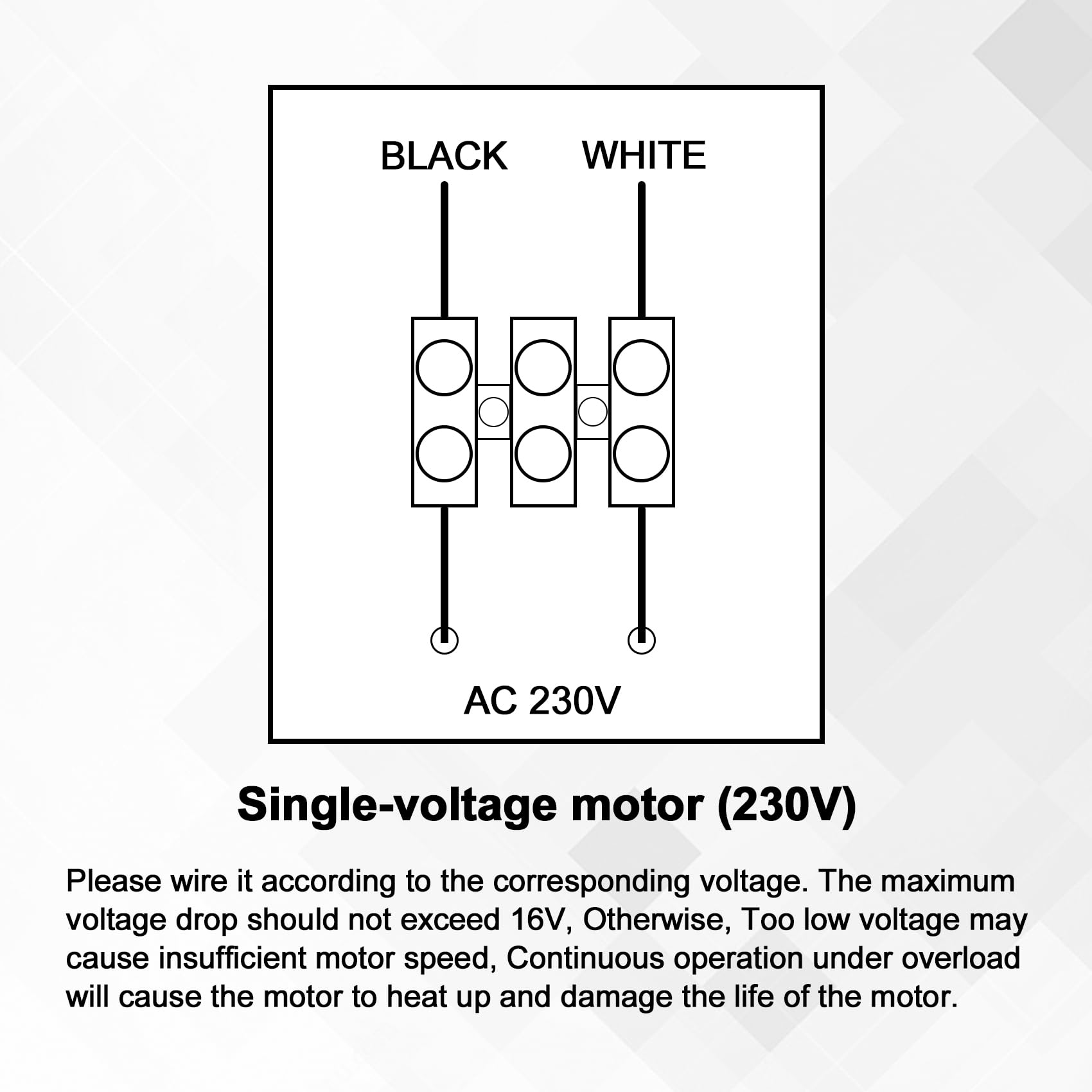 FOREBEN 2HP pool motor installation guide image for easy setup
