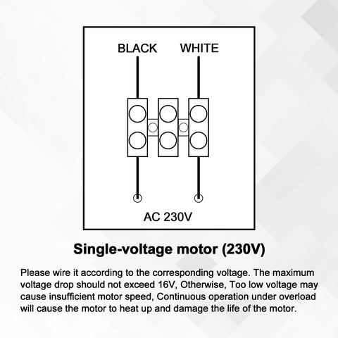 FOREBEN 2HP pool motor installation guide image for easy setup