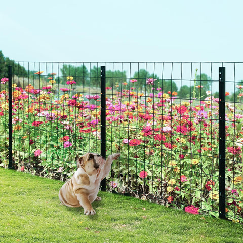 FOREHOGAR 14-gauge steel construction — sturdy posts that hold wire mesh securely.