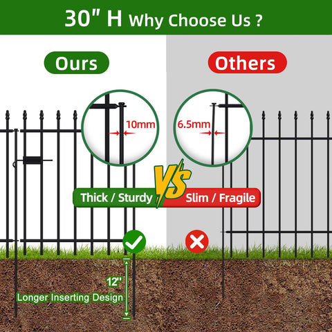 FOREHOGAR black powder coating provides rust resistance outdoors.