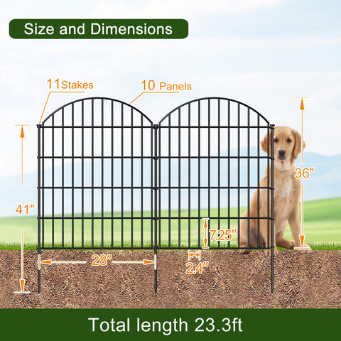 FOREHOGAR border-dog-proof fence displays tall, stable barrier for pets
