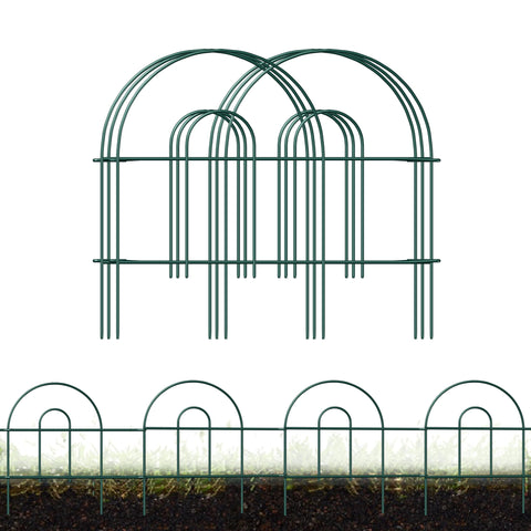 FOREHOGAR decorative border fence panel 18in height for garden edging and boundary definition.