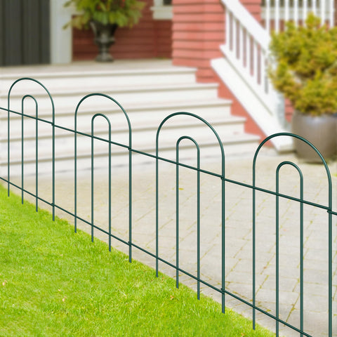 FOREHOGAR decorative garden fence 32in border enhances flower beds