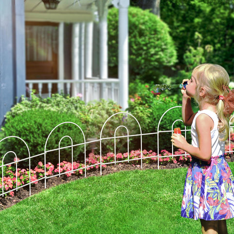 FOREHOGAR foldable 50ft garden fence ready for quick borders and portable setup.