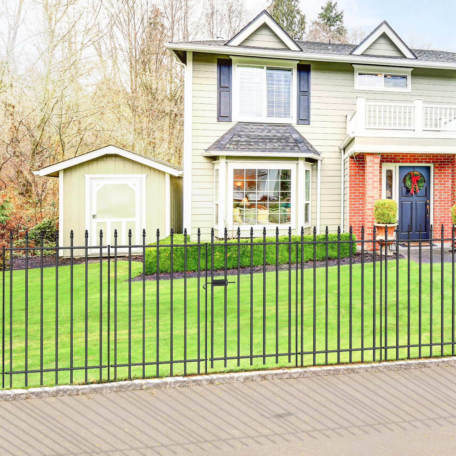 FOREHOGAR garden fence gate showing entry for easy yard access and defined border.