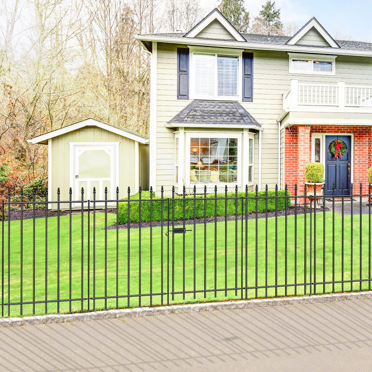 FOREHOGAR garden fence gate showing entry for easy yard access and defined border.