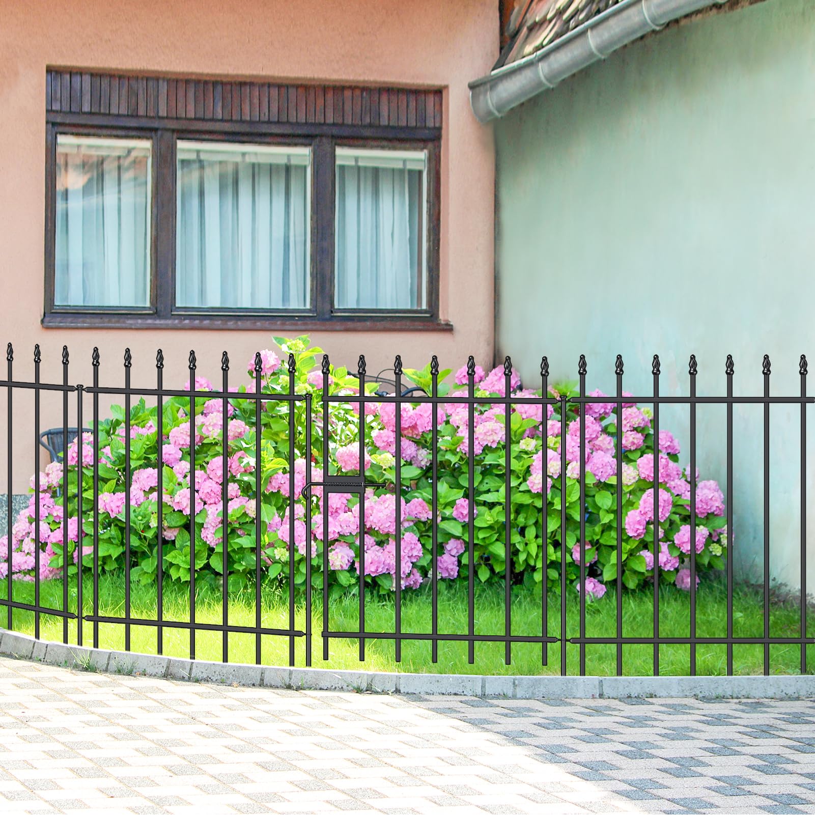 FOREHOGAR fence panels 30x24in define garden edges.