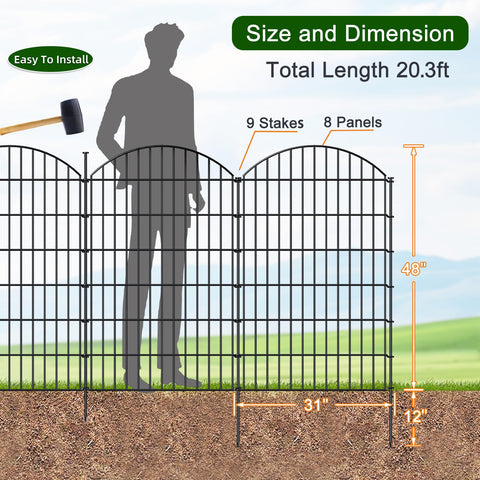FOREHOGAR heavy-gauge iron wires ensure sturdy, long-lasting fence construction.