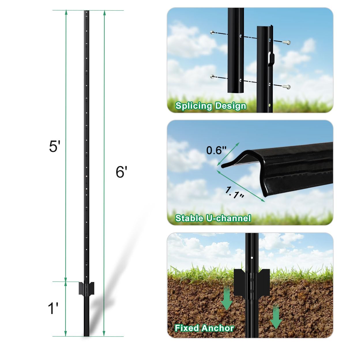 FOREHOGAR inner hot-dipped galvanized core with powder-coated exterior resists rust