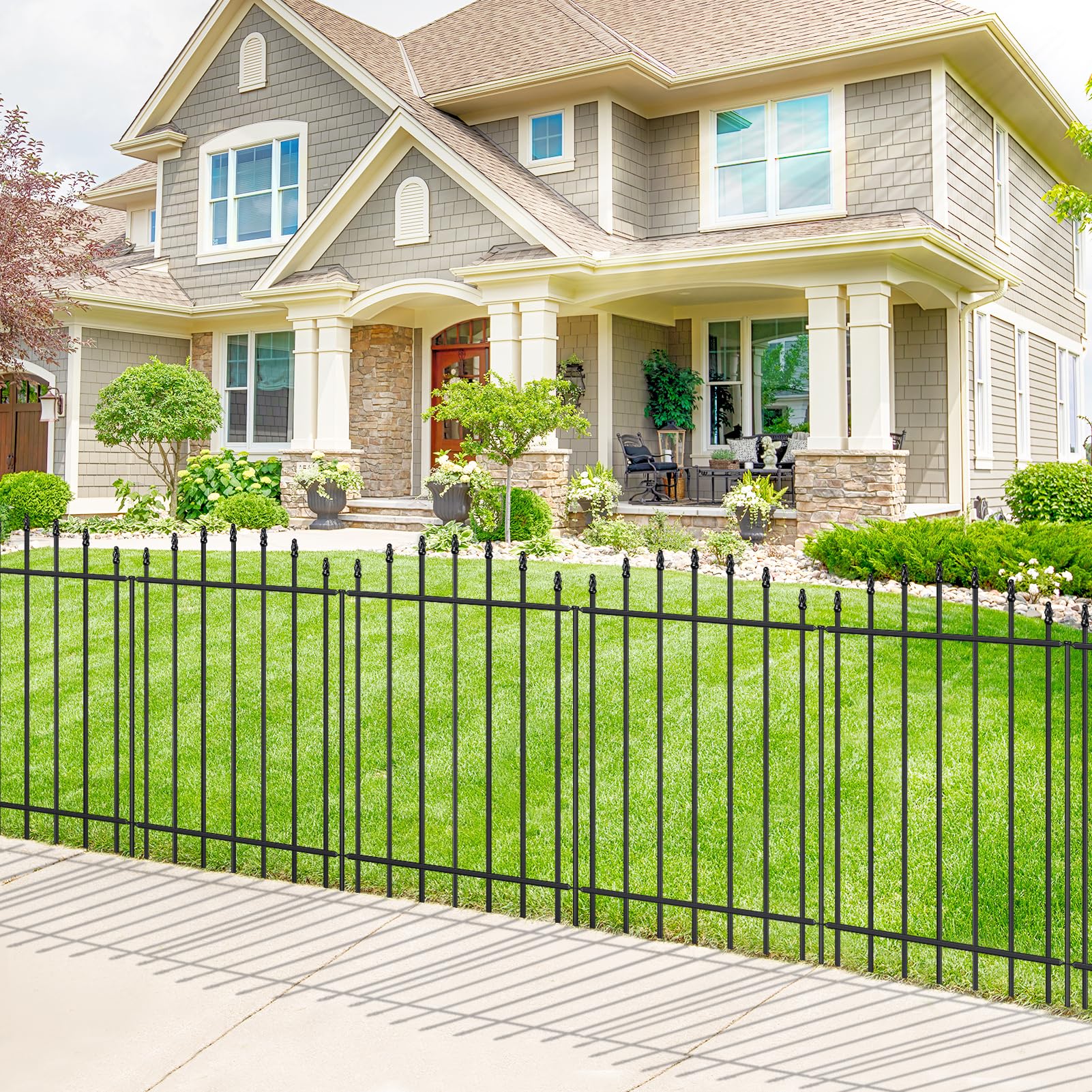 FOREHOGAR panel fence 36-inch high for a clean yard border.