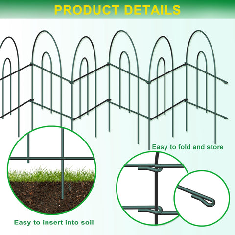 FOREHOGAR outdoor fencing makes quick installation without tools or digging.