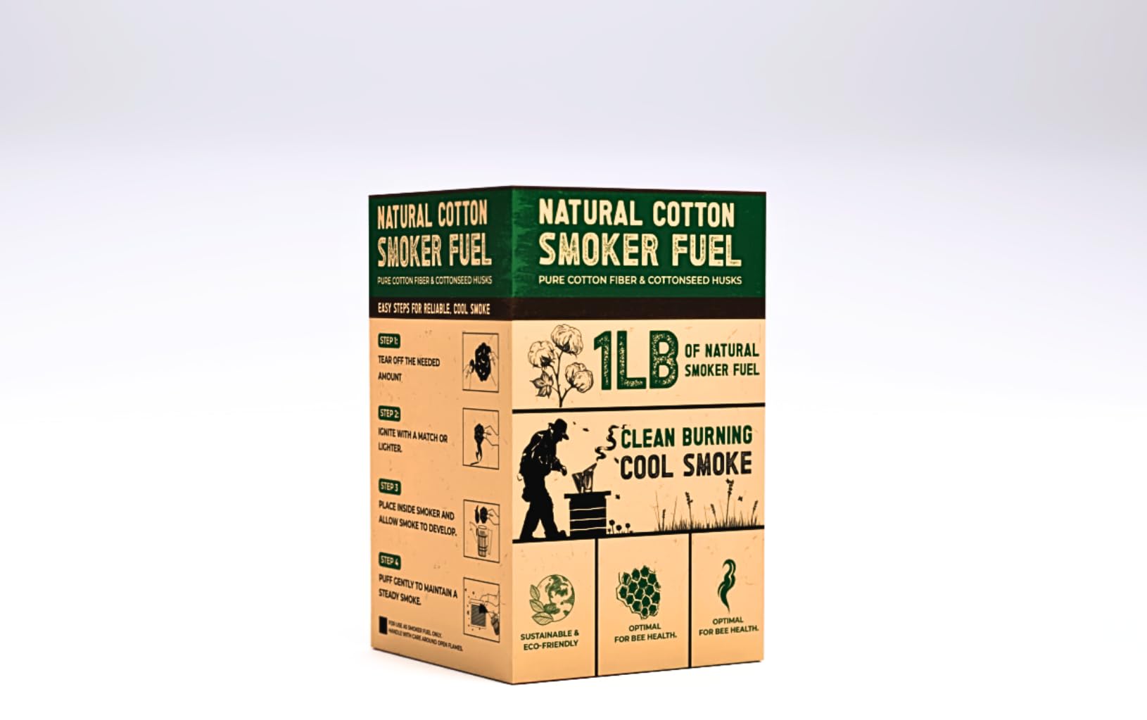 FOREST BEEKEEPING SUPPLY hive smoker fuel calming bees during inspection for safe checks.