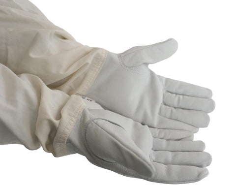 FOREST BEEKEEPING SUPPLY glove during honey harvest emphasizing dexterity